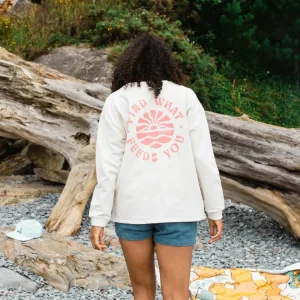 Sweatshirt en Coton Recyclé Discovery - Milky Marl