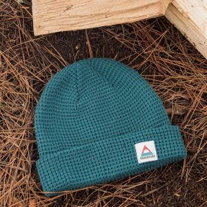 Bonnet en maille gaufrée recyclée à double couche Moss - Méditerranéen