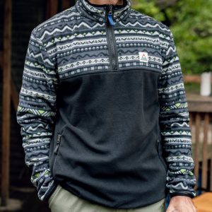 Polaire Set Off -  Mountain Geo Charcoal