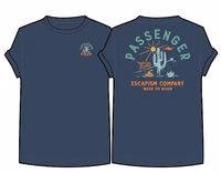 T-shirt oversize en coton recyclé Arabica - Denim foncé – Image 6