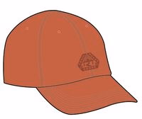 Casquette bio 6 panneaux - Orange chaud – Image 5