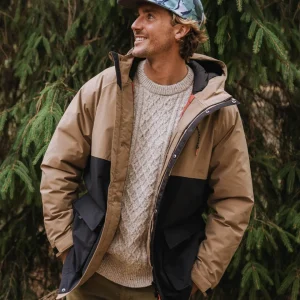 Parka Isolante Recyclée Baltic - Caramel/Noir