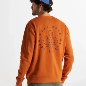 Sweatshirt Escapism - Orange Coucher de Soleil