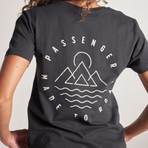 T-shirt en Coton Recyclé Remote - Noir