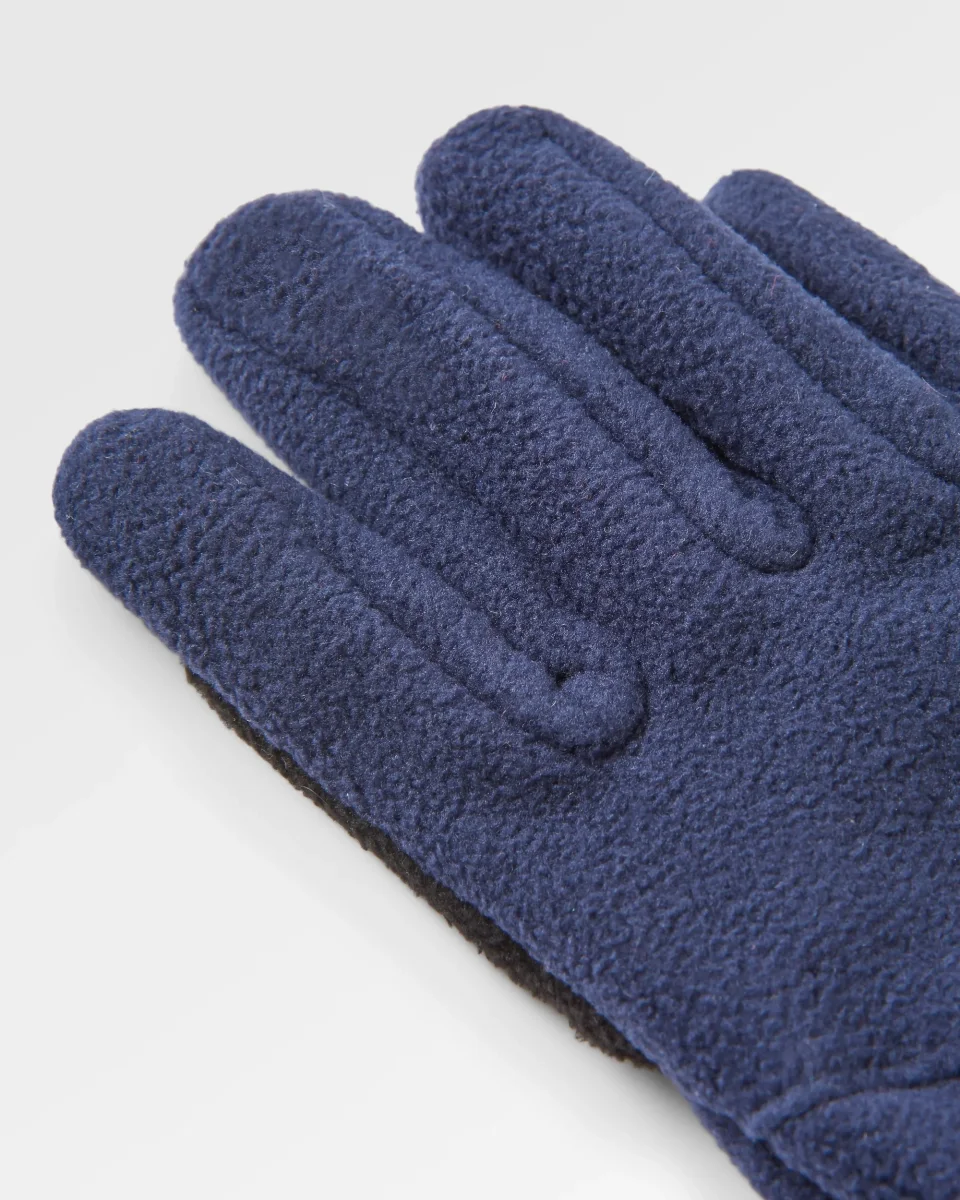 Gants en polaire recyclée pour écran tactile - Rich Navy – Image 3