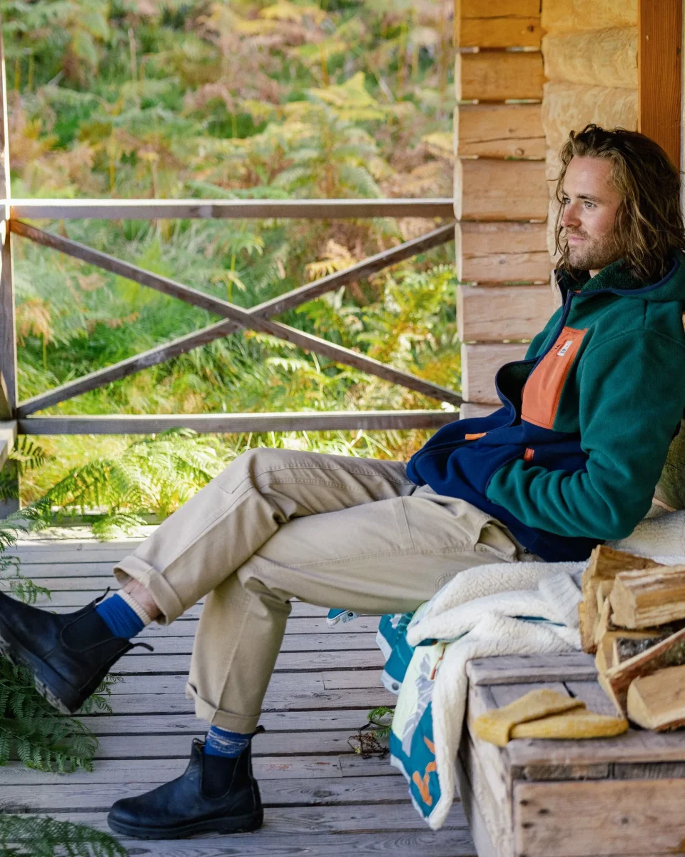 Pantalon en Coton Bio Vantage - Biscuit – Image 2