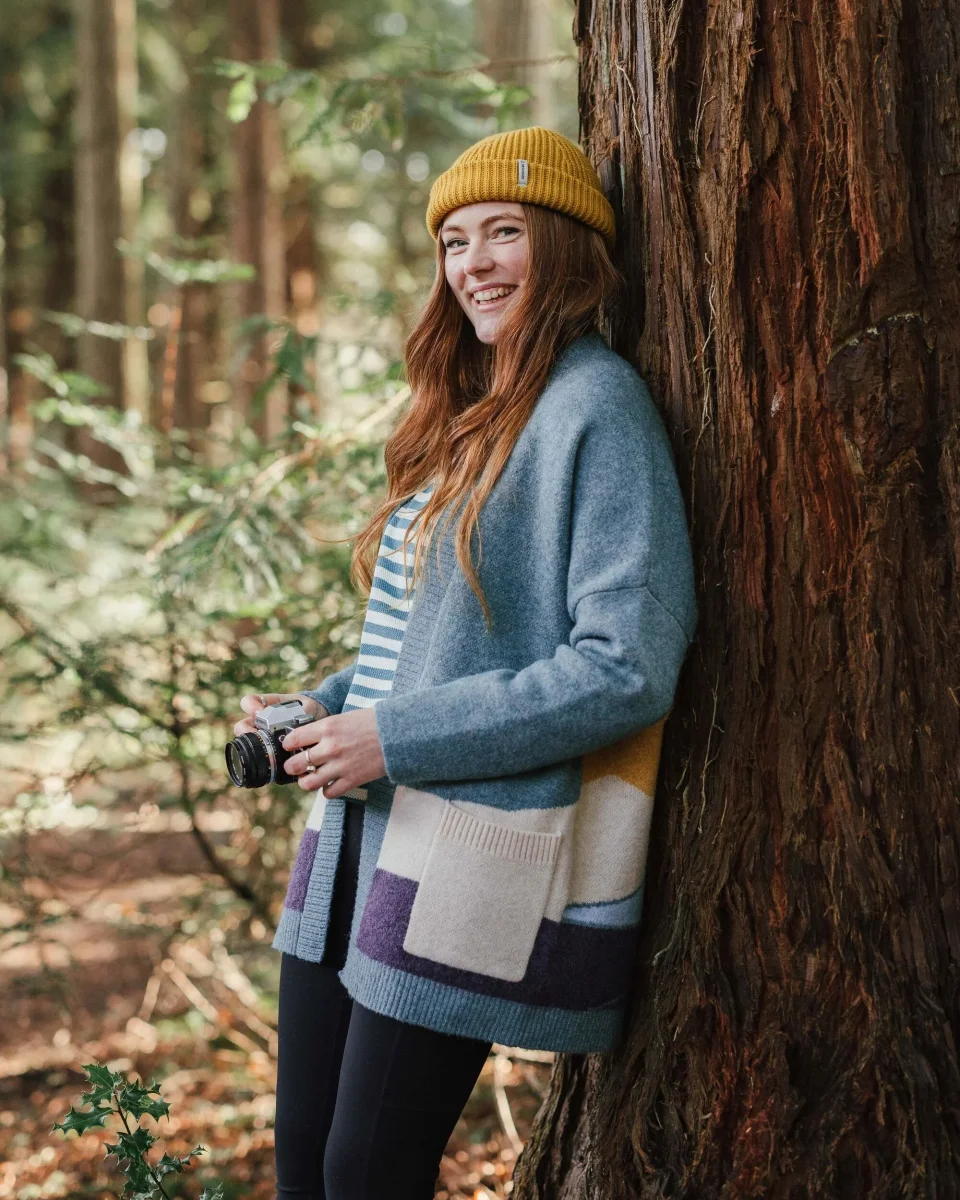 Cardigan Tricoté Recyclé Vista - Arctique – Image 5