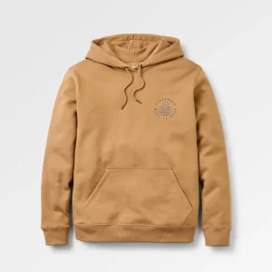 Hoodie en coton recyclé Escapism - Toffee