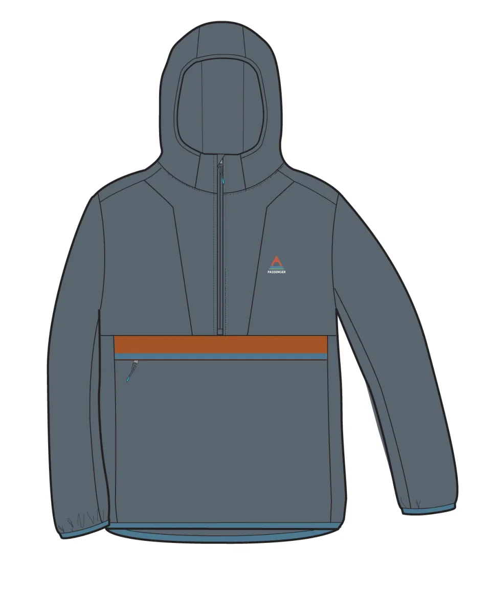 Anorak Viento Recycled Windshell - Charcoal – Image 8
