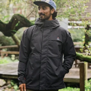 Veste Imperméable Overland - Noir