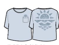 T-shirt en Coton Recyclé Mindful - Bleu Pâle – Image 6