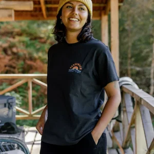 T-shirt en coton recyclé Breathe - Noir