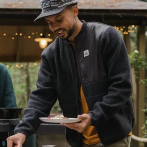 Reconnect Sherpa Polaire Recyclée - Noir