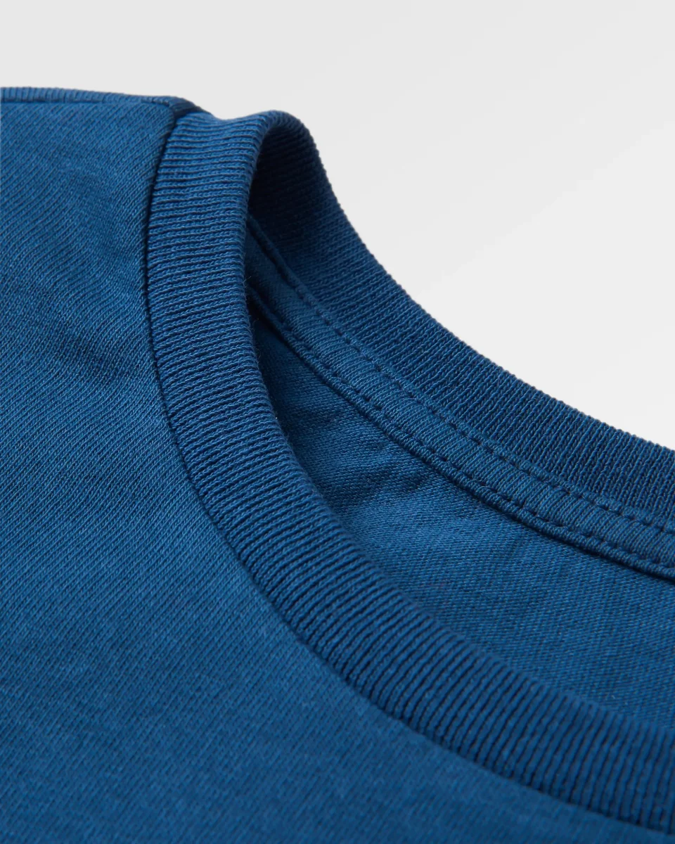 T-shirt en Coton Recyclé Escapism - Denim Foncé – Image 7