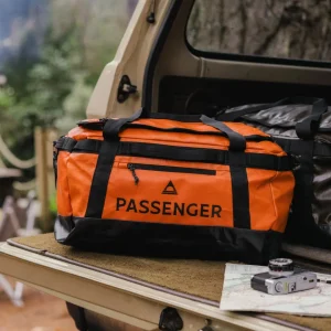 Sac de voyage recyclé 40L Roamer - orange lever de soleil