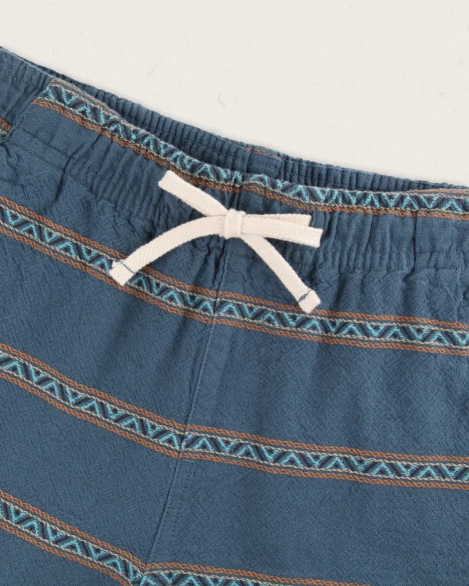 Shorts en Jacquard de Coton Bio Drifter - Rayures Géométriques Méditerranéennes – Image 7