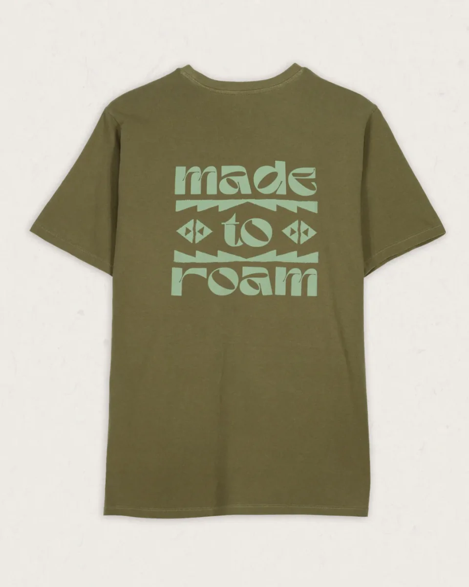 T-Shirt en Coton Recyclé Sunrise - Vert Loden – Image 4