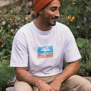 T-shirt bio coupe décontractée - Blanc