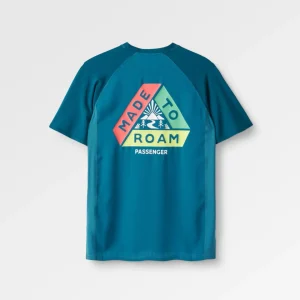 T-shirt actif recyclé Dawn To Dusk - Blue Steel