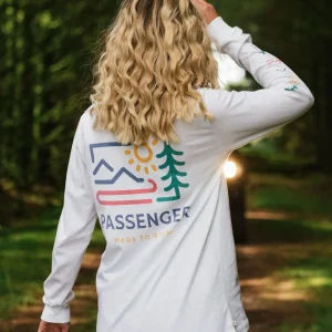 T-shirt manches longues recyclé Phoenix - Blanc