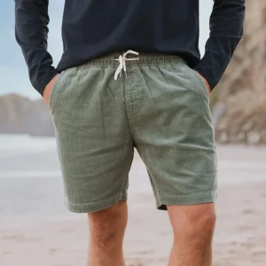 Short en Coton Côtelé Drifter - Pistache