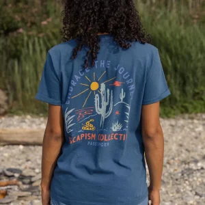 T-shirt oversize en coton recyclé Arabica - Denim foncé