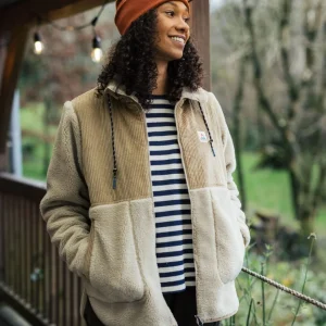 Polaire à Poils Longs en Sherpa Recyclé Awaken - Feather/Biscuit