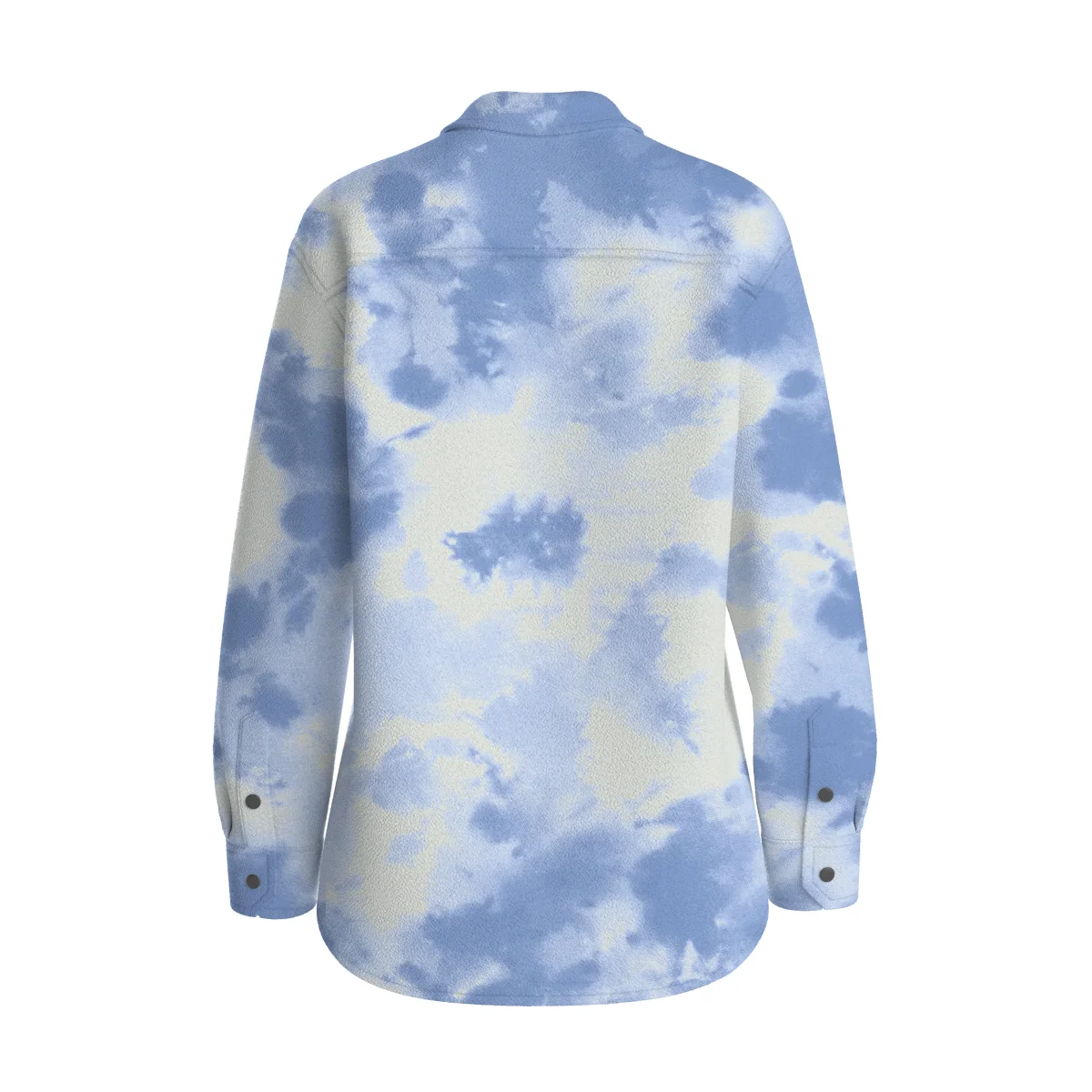 Chemise en polaire recyclée East - Tie Dye Cornflower – Image 8