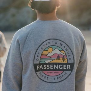 Sweatshirt en Coton Bio Odyssey - Gris Moyen Chiné