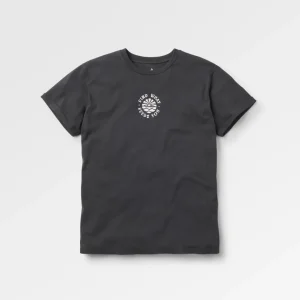 T-shirt à manches retroussées Discovery - Noir