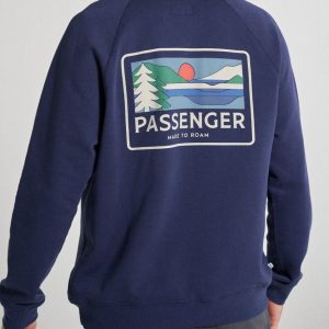 Sweat-shirt bio homme Roamer - bleu marine profond