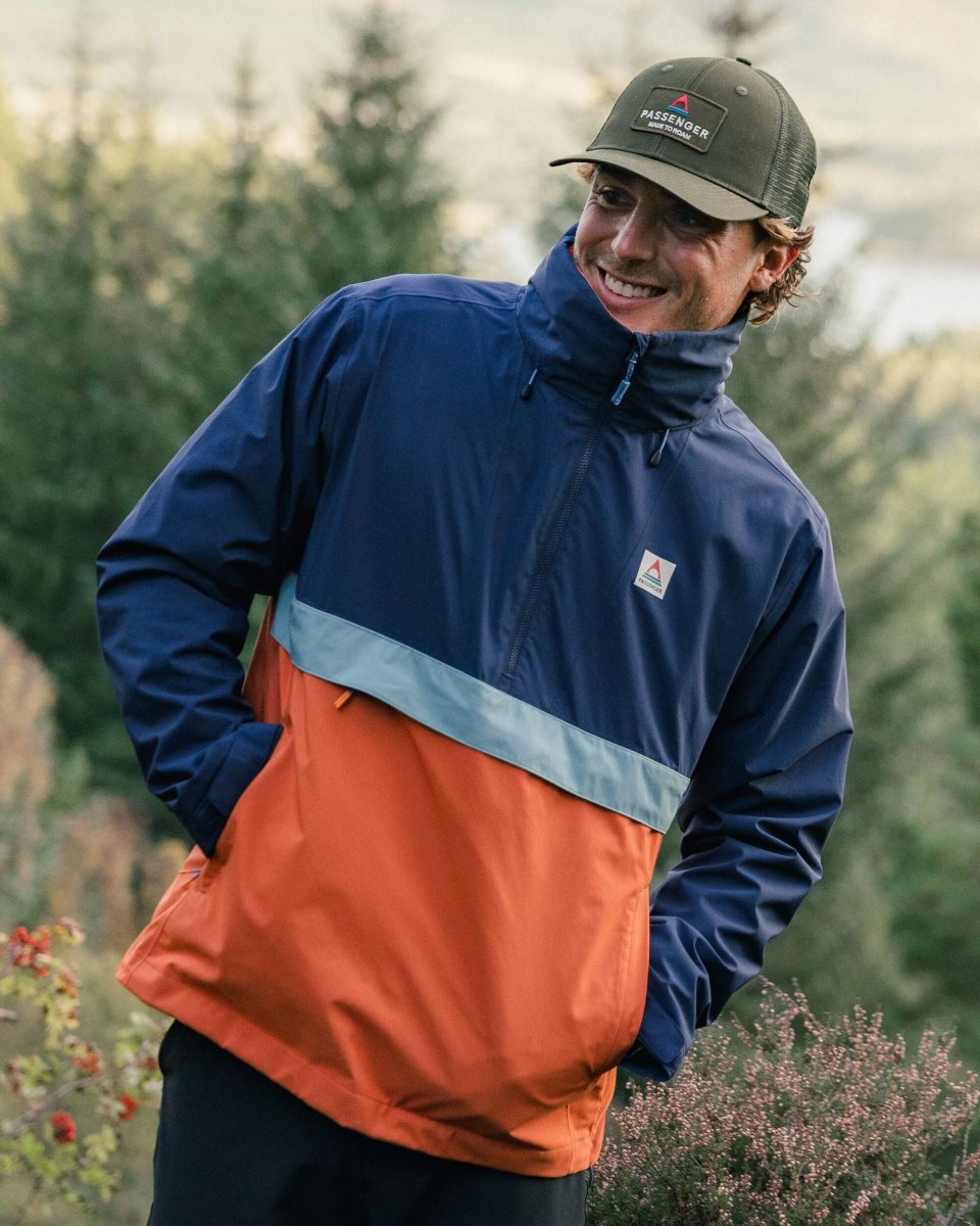 Anorak Imperméable Recyclé Diablo - Bleu Marine – Image 5