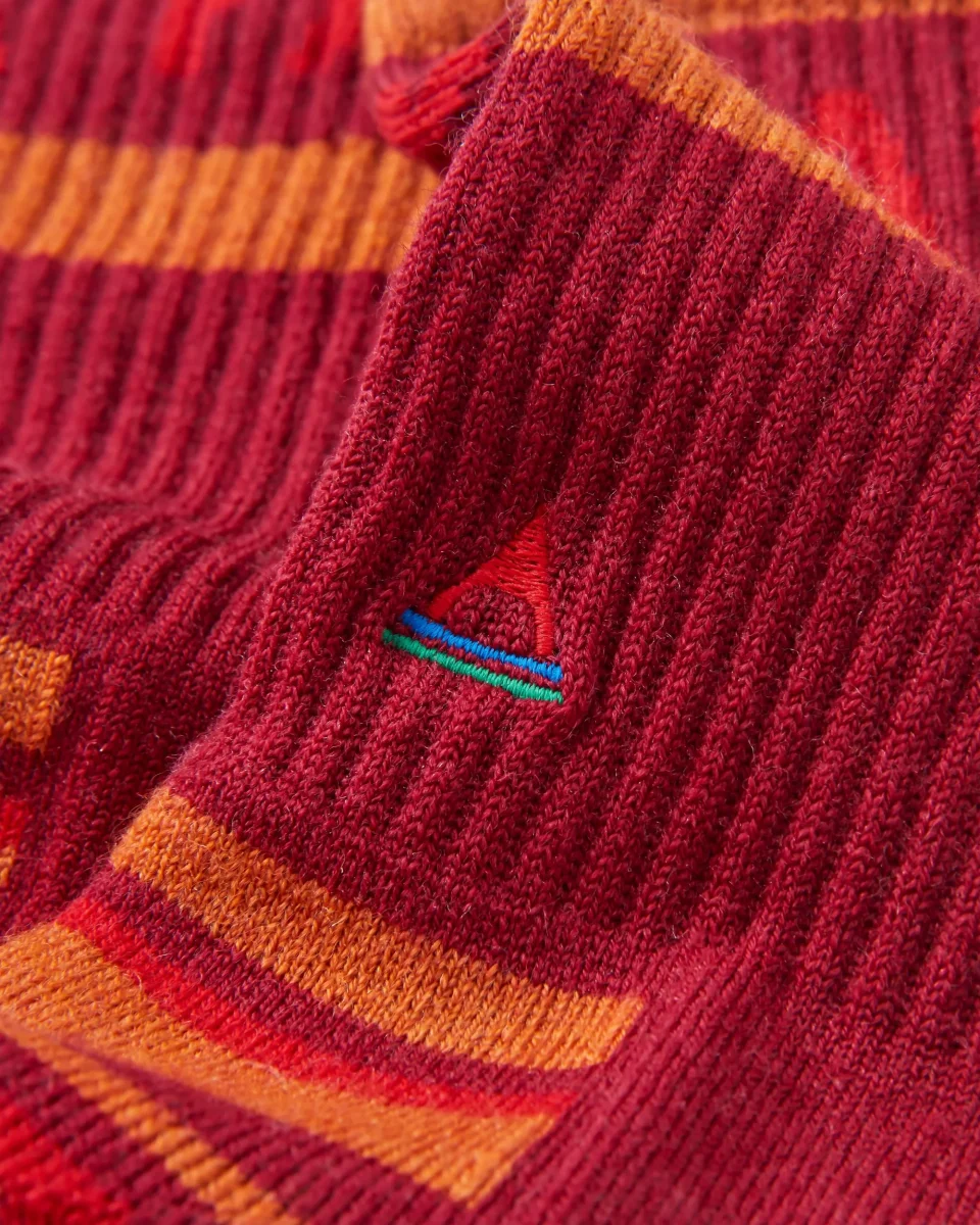 Chaussettes Actives Tahoma - Rouge Ocre – Image 4