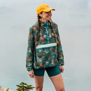 Anorak Coupe-vent Recyclé Viento - Palm Camo Deep Sea