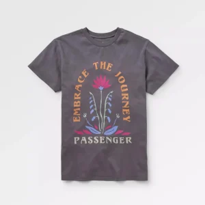 T-shirt en coton recyclé Bud - Charcoal