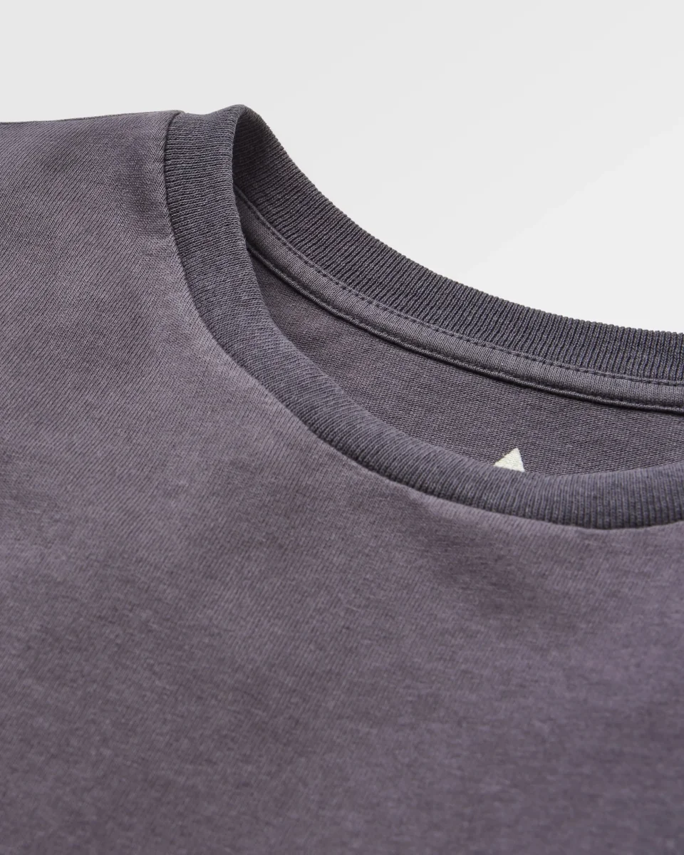 T-shirt en Coton Recyclé Guided - Noir Charbon – Image 3