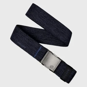 Ceinture Arcade Atlas - bleu marine chiné
