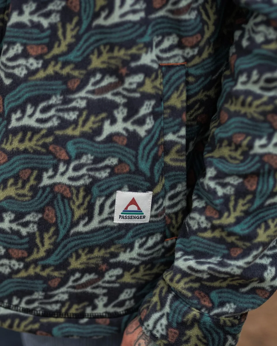 Chemise en polaire recyclée Maple Polar - Courant Océan Noir – Image 7