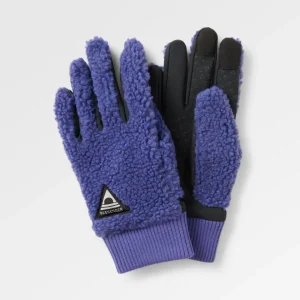 Gants Sherpa Snowfall - Indigo Violet
