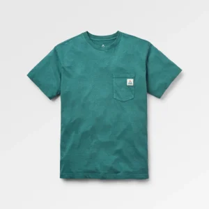 T-shirt Recyclé Décontracté Heritage - Océan Profond Chiné