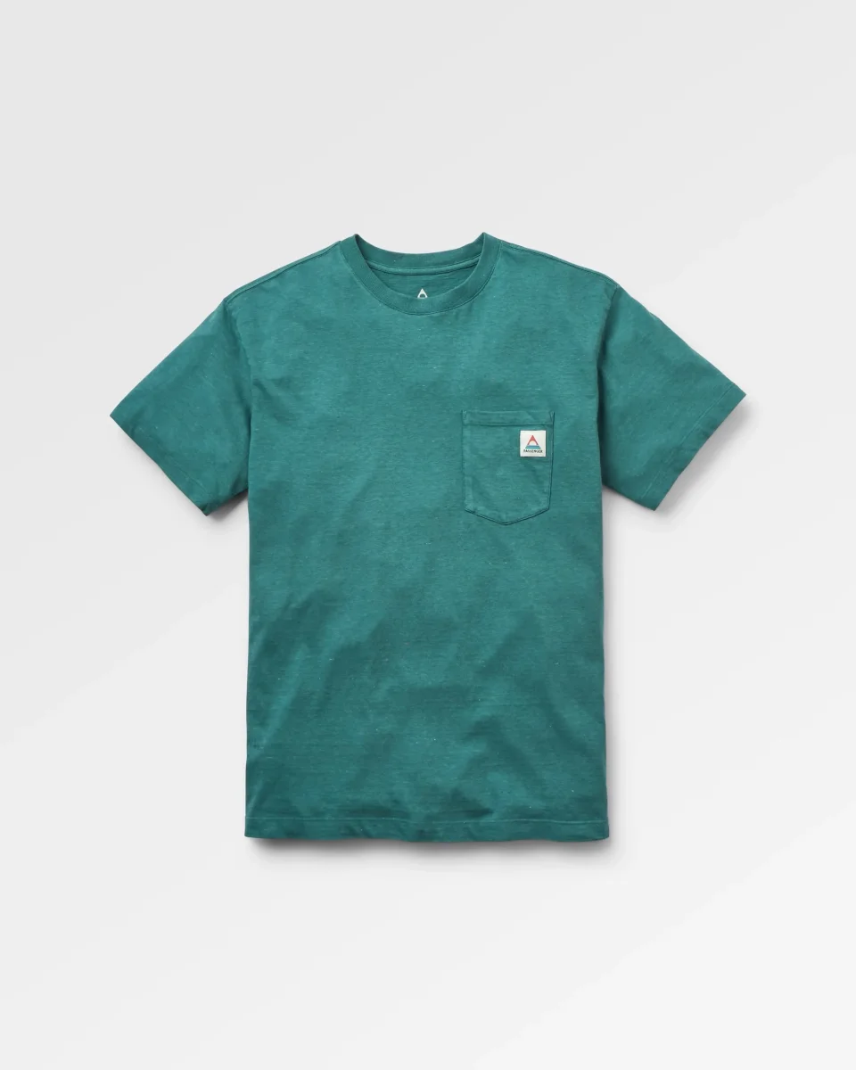 T-shirt Recyclé Décontracté Heritage - Océan Profond Chiné