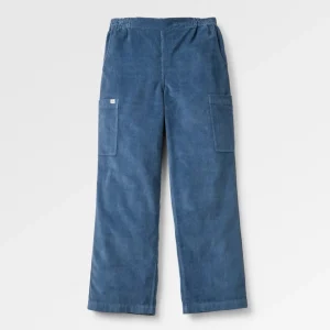 Pantalon en velours côtelé bio Someday - Denim foncé