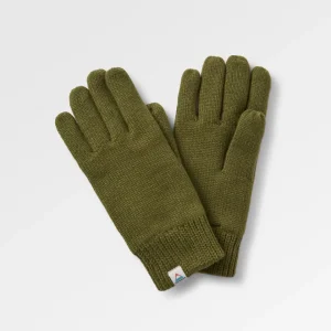 Gants tricotés recyclés Gale - Kaki
