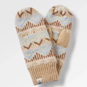 Moufles doublées en polaire recyclée Nettle - Birch