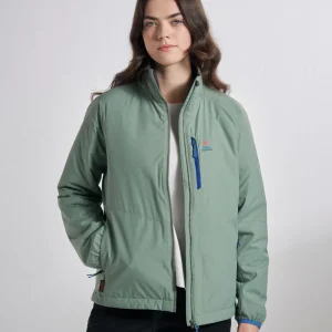 Veste légère sans capuche en matière recyclée Thermore - Pistache