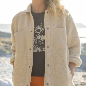 RappelRecycledSherpaFleeceShirt-Oatmeal-4_5Ratio.jpgv1700152439 Chemise Oversize en Polaire Sherpa Recyclée Rappel - Avoine