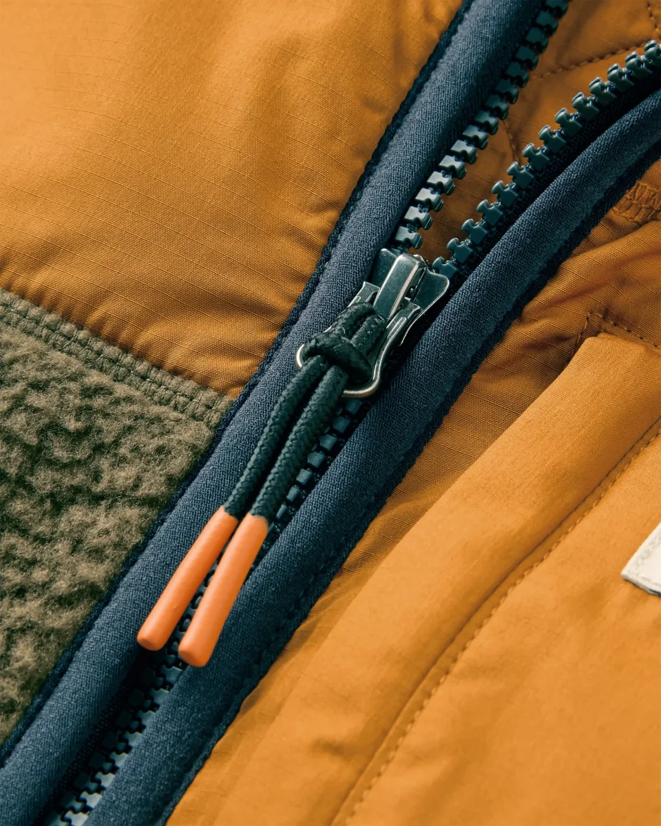 Veste en polaire sherpa recyclée Offgrid - Olive foncé – Image 8