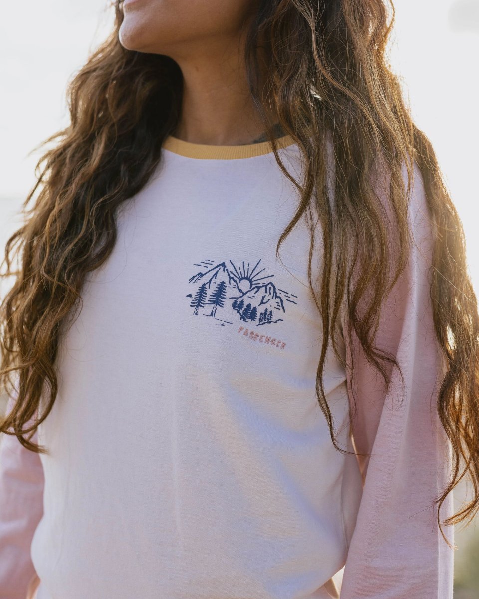 T-shirt à Manches Longues en Coton Recyclé Riser - Birch – Image 3