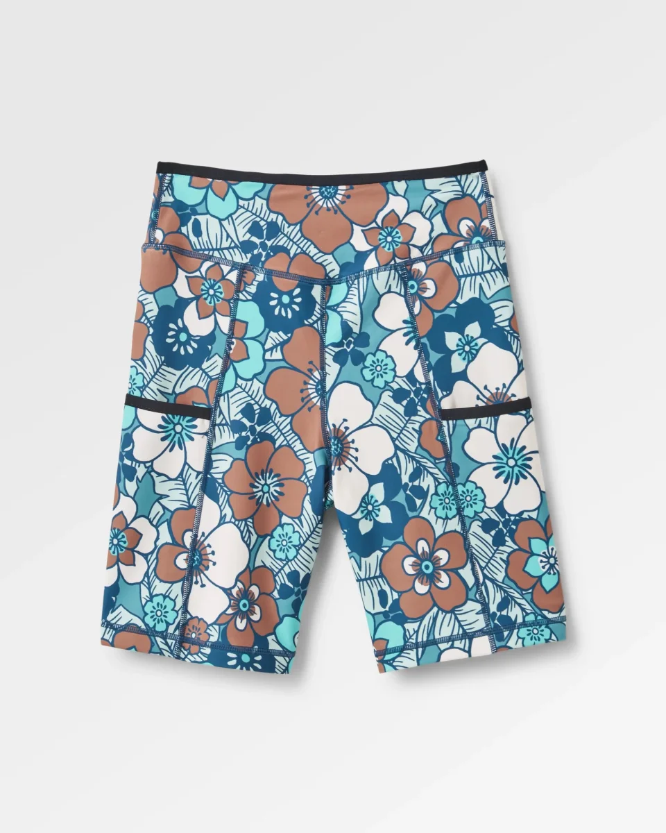 Short Actif Recyclé Mantra - Vintage Floral Aqua – Image 5