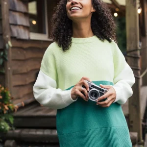 Gondwana Bio Pull Tricoté Oversize - Greenlake